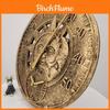 Vintage Europäischer Stil Harz Wanduhr Mit Temperaturanzeige Für Wohnzimmer Und Schlafzimmer Dekoration