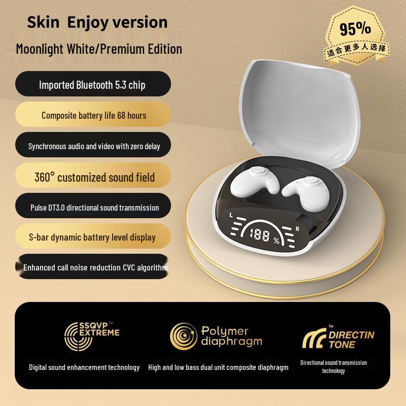 MD558 Ultra-thin Bone Conduction Wireless Bluetooth In-ear Sleep Headset