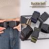 Cobra Buckle Men's Tactical Canvas Belt - Quick Release for Outdoor & Military Training