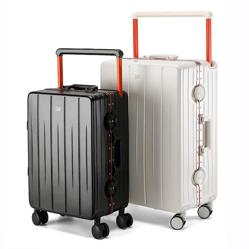 YISHIDUN Aluminum Frame USB Charging Luggage