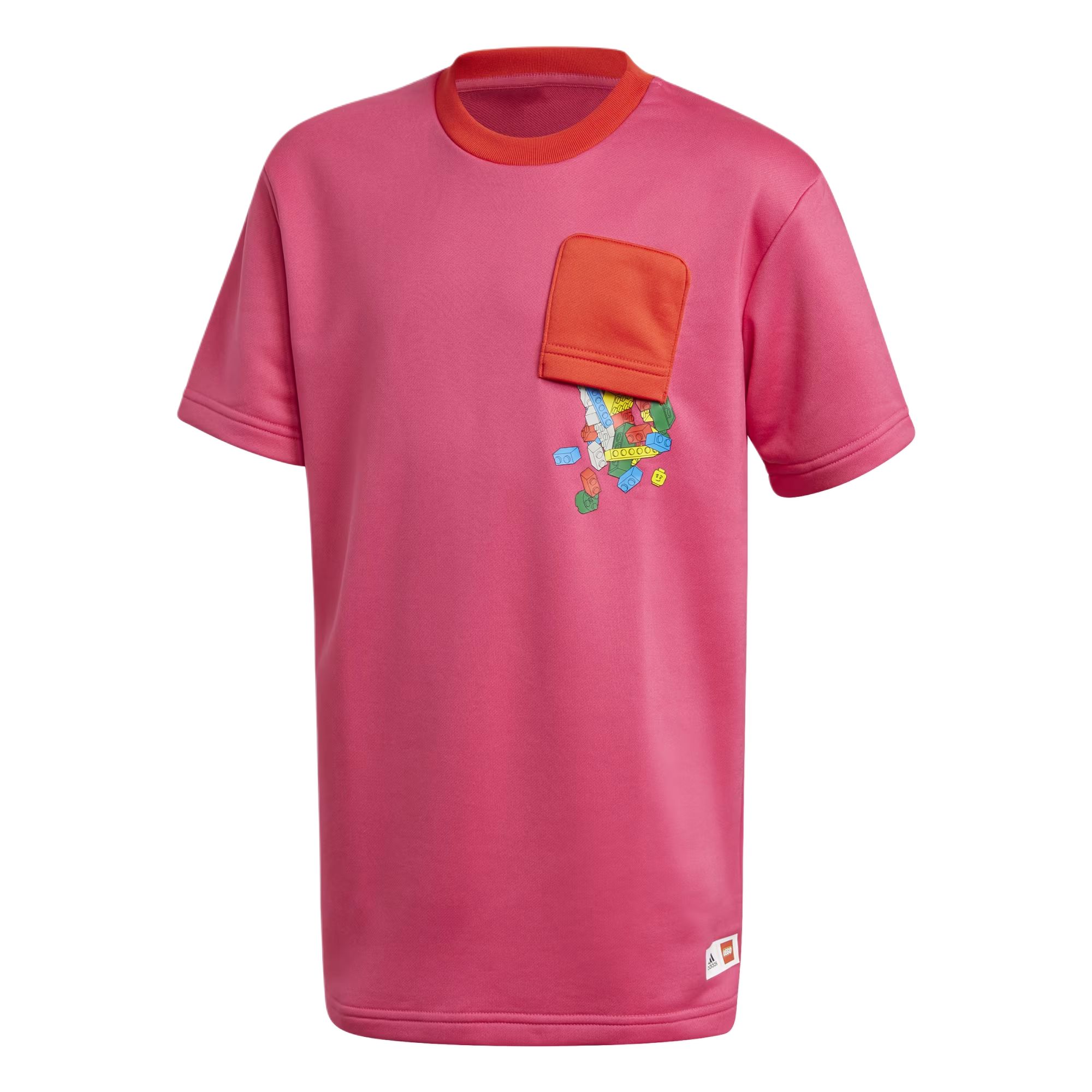 Adidas X LEGO Kids T Shirts Crew Neck Moderate GN6775 140