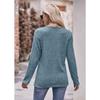 Women's Fashion Casual Spring Fall Solid Color Print Long Sleeve O-Neck Blouses & Shirts