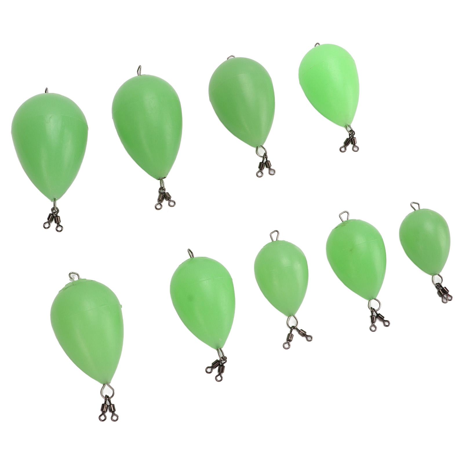 

9 шт. Светящийся поплавок для рыбы ПП Яйцевидный Помощник для заброса Поплавок для рыбы Кастинг Приманка Рыболовные аксессуары для