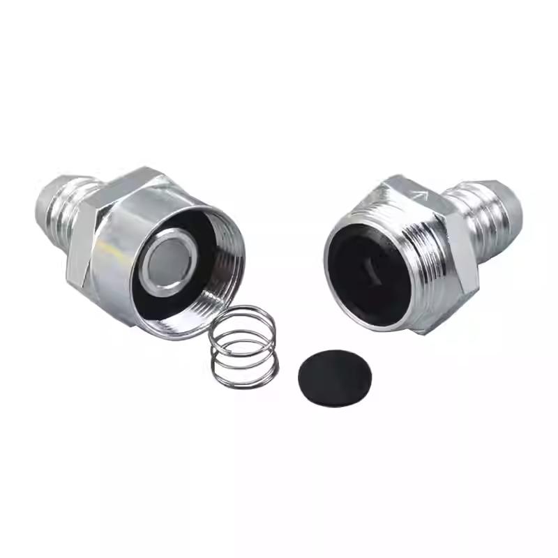 One-way Valve 6/8/10/12/14/16mm Aluminium Alloy Check Valve for Diesel, Petrol, Water Hand Pumps Oil Supply Fittings
