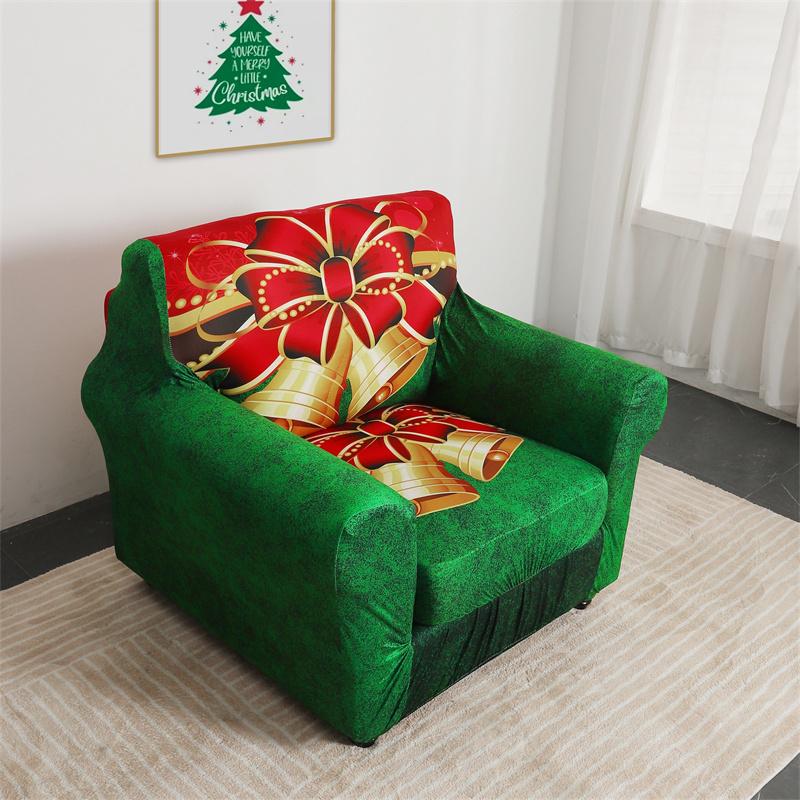 1set Weihnachten Sofa Abdeckung Stretch Sofa Schonbezüge Für Wohnzimmer Weihnachten Sessel Couch Abdeckungen Mit Kissen Abdeckung Couch Bezug