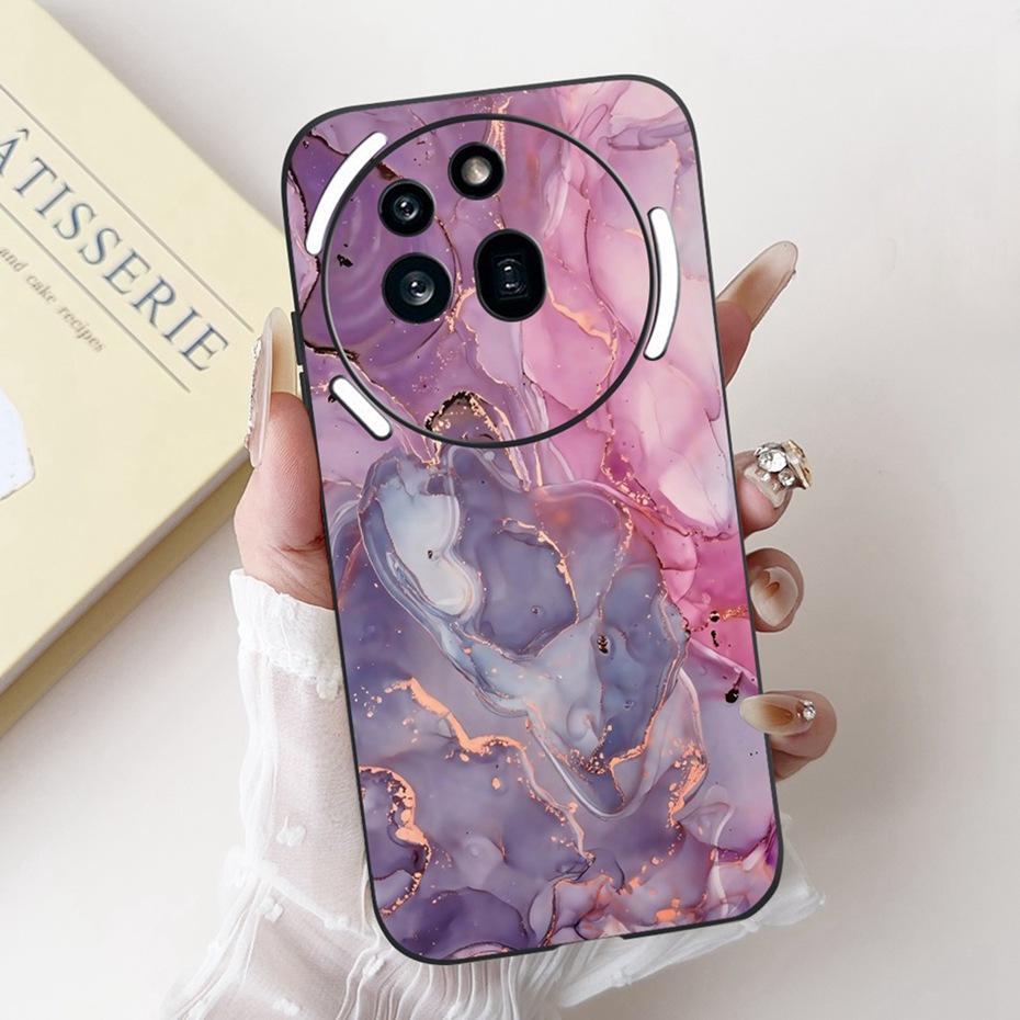 Fashion Painting Phone Case For Nothing Phone (3a) Pro Black Silicone Soft Cover For Nothing Phone3a 3a Pro Cases Bumpers