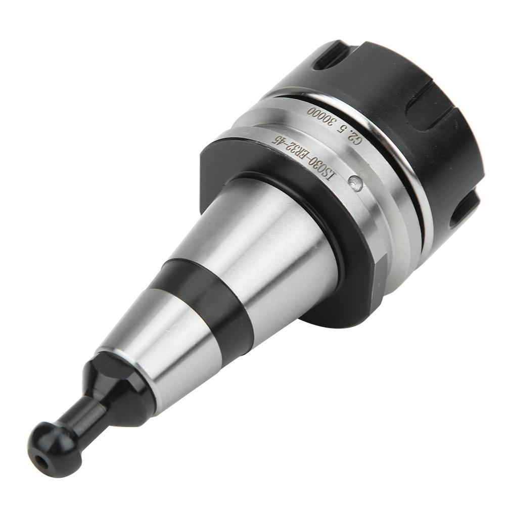 Chuck Tool Holder ISO30‑ER32‑45 G2.5 30000 RPM CNC Millinmg Collect Balance