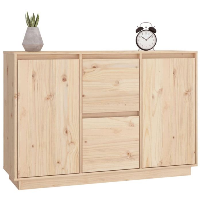 814309 vidaXL Buffet 111x34x75 cm Bois massif de pin