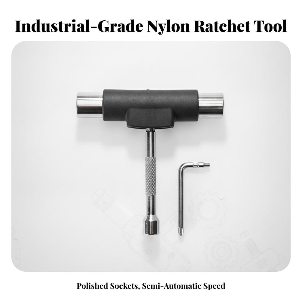 Skateboard T Tool Universal with Hex Key Long-Lasting
