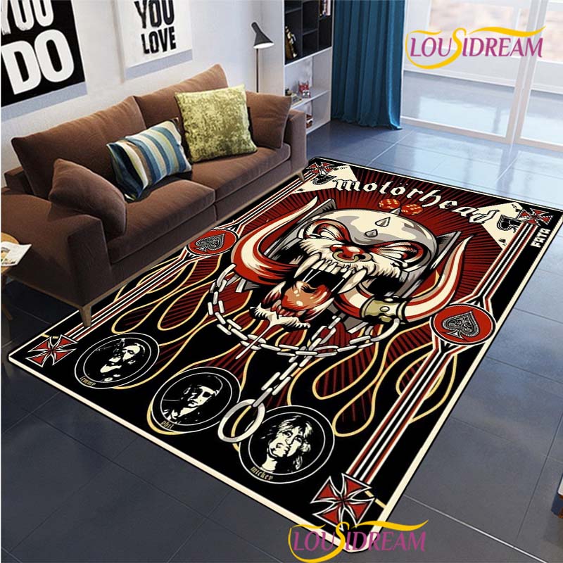 Music Band Carpet for Living Room Bedroom Rugs Kitchen Kids Door Unslip Floor Mats Birthday gift photography props Rug British