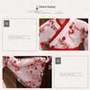 Motivo floreale Bambini Cinesi Bambine Hanfu Colore Rosa Rosso Bambini Bambine Costume Antico Festa