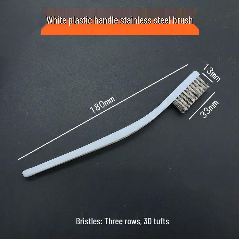 Jikefu 10-Piece Plastic Handle Copper Wire Cleaning Brush Set