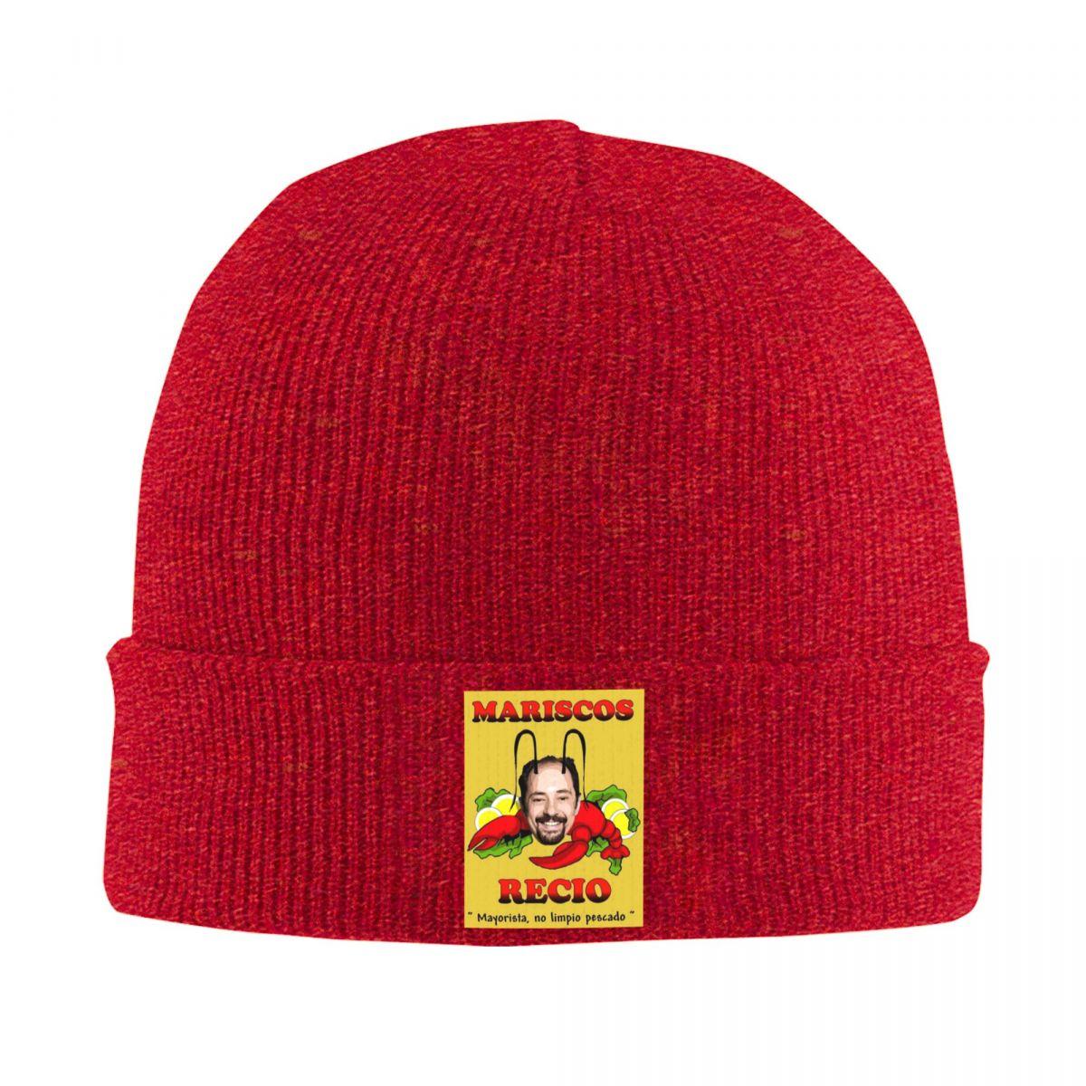 Antonio Recio Warm Knitted Cap Fashion Bonnet Hat Autumn Winter Outdoor Beanies Hats for Unisex Women Adult One Size