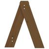 Stool Set 2 pcs. Honey Brown 40 x 40 x 45 cm Solid Pine Wood