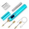 Portable High-Power Adjustable Voltage Soldering Iron with Sleep Mode and LED Display