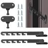 Folding Window Limiter Window Opening Limiter Black High-temperature Baking Finish Prevent Slamming Rust-resistant