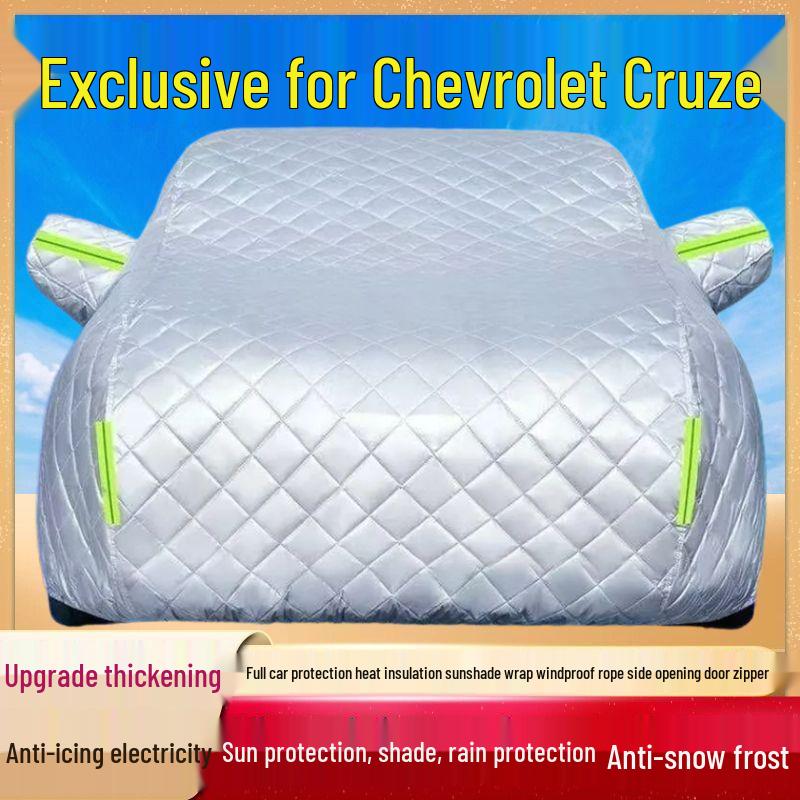 

Chevrolet Cruze All-Weather Car Cover: Sun, Rain, Heat, Frost, and Snow Protection Thick Cotton Hail Protection – Four Seasons
