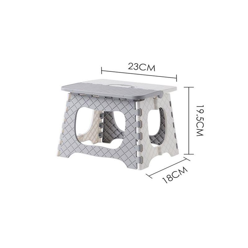 Multi Folding Plastic Purpose Step Stool Sturdy Seat Home Portable Camp Chair
