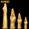 Soft Hand Dildo Fist Anal Plugs Butt Plug with Strong Suction Cup Vaginal or Anal Fisting for Women Men Sex Toys