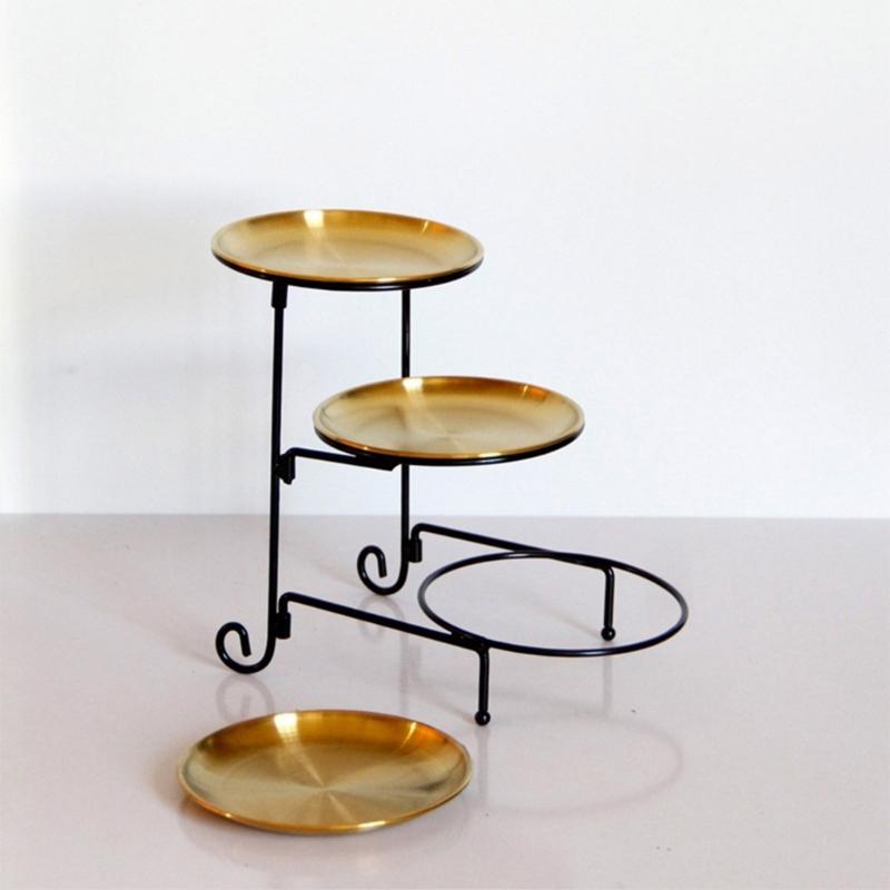 Elegant 3 Tiered Cake Display Stand Detachable Sweet Holder Serving Platter for Dessert Cupcakes Fruits and Snacks