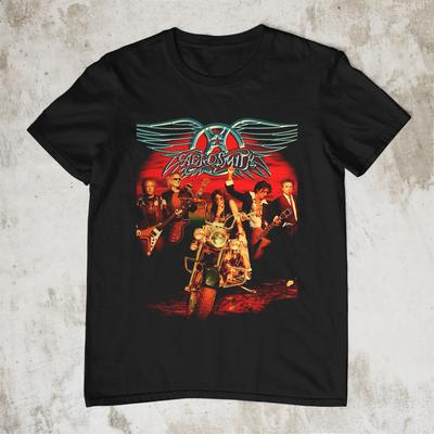 Aerosmith 5-Band Member  Gift For Fan Black All Size S-5XL T-Shirt Unisex T-Shirt
