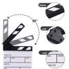 Compact Size Acrylic Clapboard Dry Erase TV Film Movie Director Cut Action Scene Clapper Board Slate
