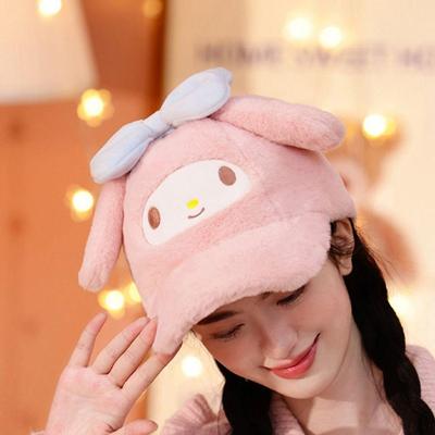 Winter 3D Mütze My Melody 1 Stück Erwachsenen Pelzmütze