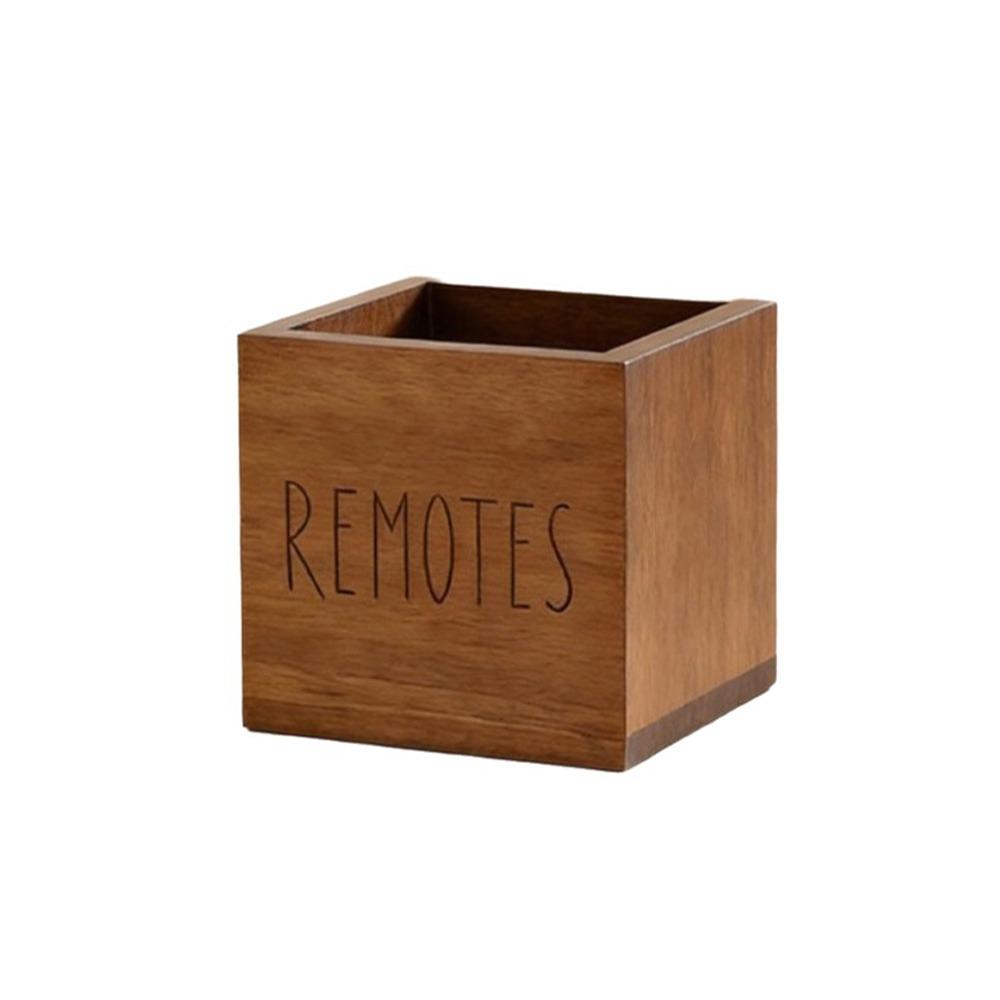 Simple Desktop Storage Box Vintage Style Desktop Stationery Box Desktop Organizer  Office Style B