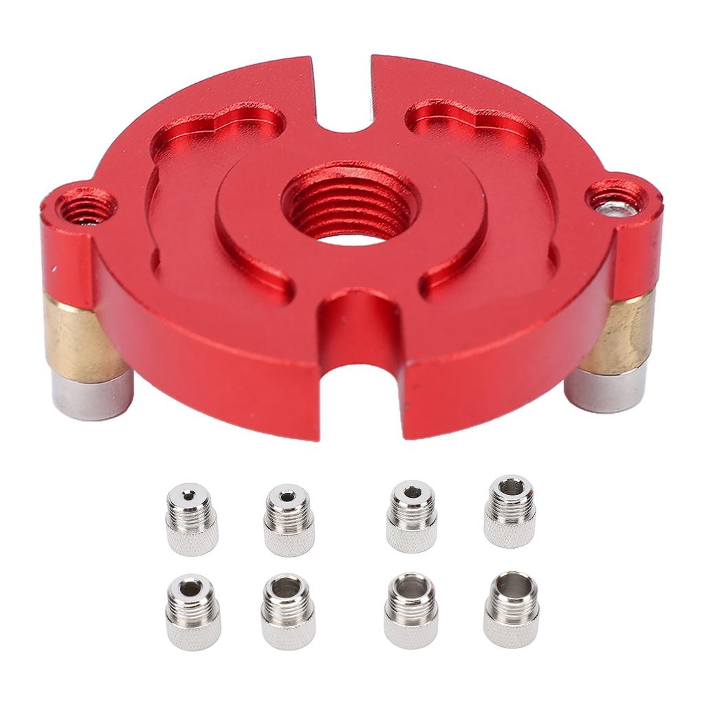Drill Guide Locator Self Centering Doweling Jig, Dowel Jig Drill Guide Woodworking Tool, Precision Drilling, Aluminum