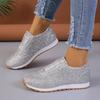 High Quality Ladies Shoes Plus Size Women's Vulcanize Shoes Fashion Sequins Outdoor Slip-Resistant Outdoor Casual Shoes