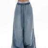 Unisex Relaxed Straight Leg Denim Pants Teens Cotton Blend Casual Wide Jeans