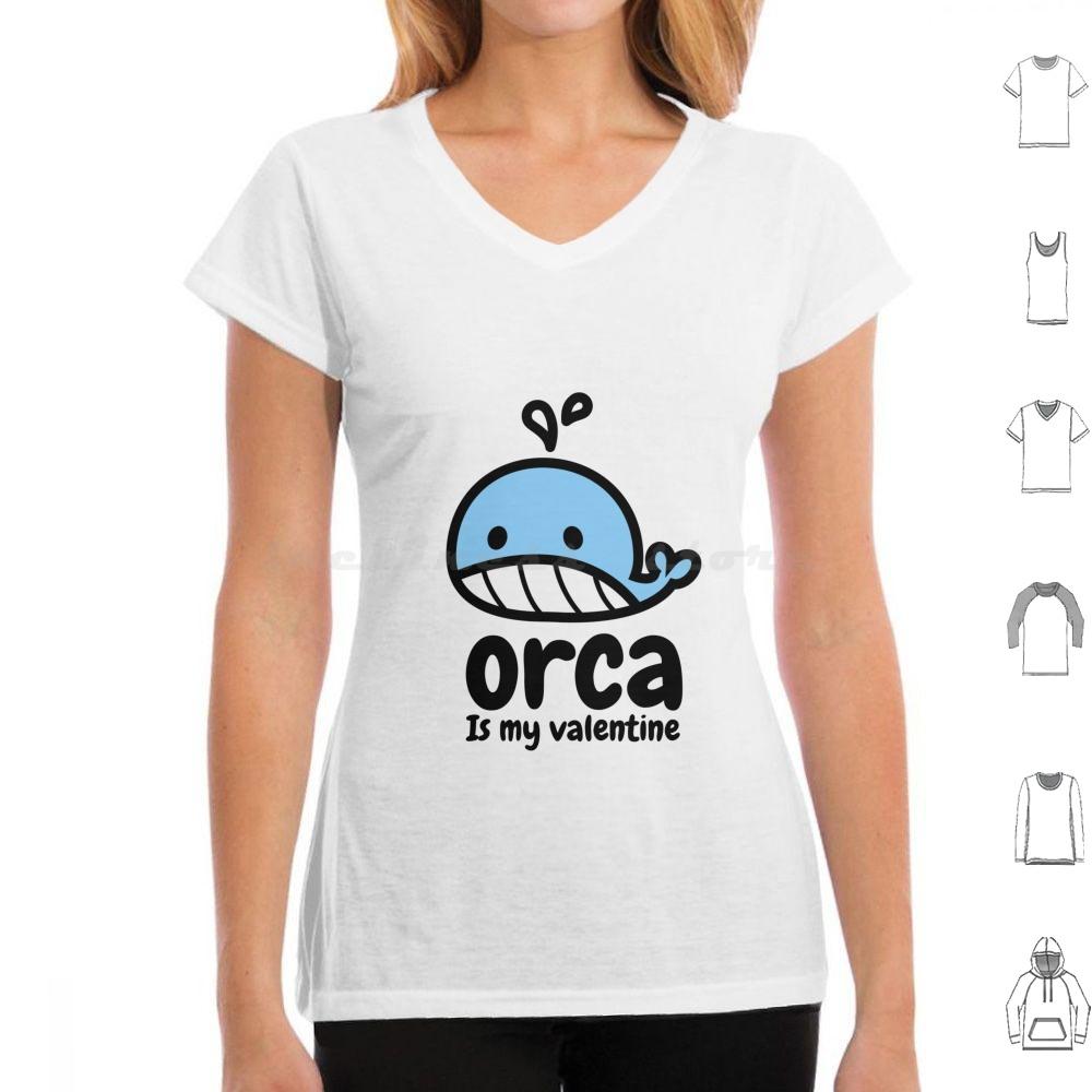

Laughable Orca Is My Valentine T Shirt Big Size 100 Cotton Cute Orca Is My Valentine Orca Is My Valentine Love Cool Orca Is My 4XL