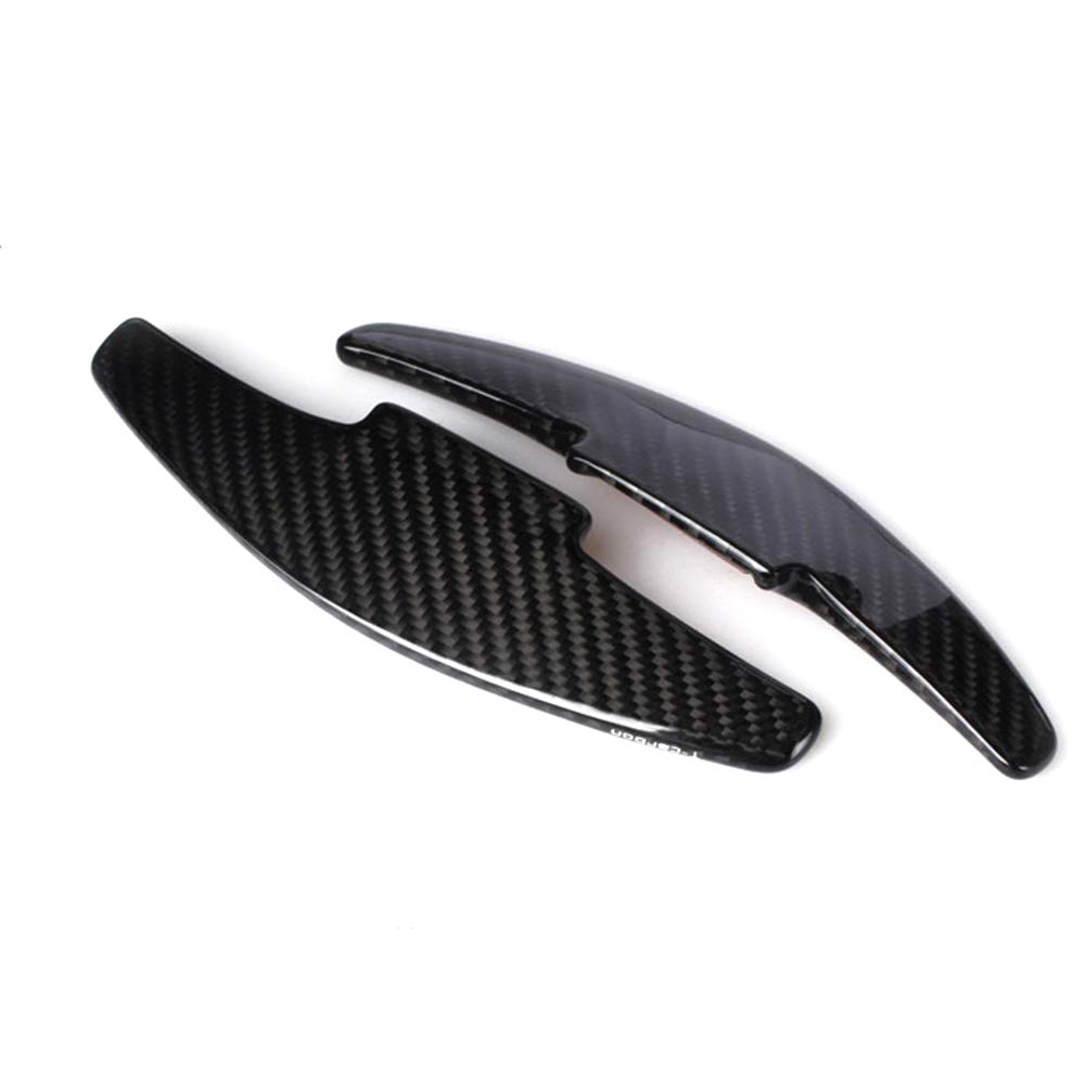 Honda Paddle Shift Covers and Paddle Real Carbon for 2020 Honda Honda Honda and Acura TLX Extensions, Fiber, Civic, Accord, Fit, TLX, CR-V, (Black)