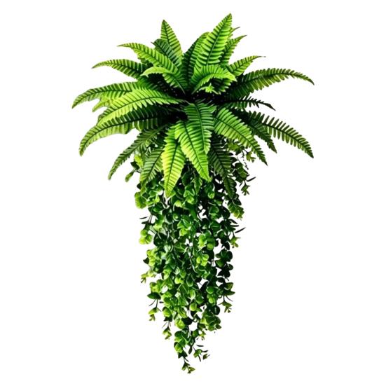 Fake Hanging Plants, UV Resistant Fake Vines, Artificial Ivy Plants, Outdoor Faux Plants, Indoor Bedroom Living Room Boho Wall Porch Shelf Decor