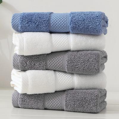 Serviette Carrée Visage Propre Coton Pur Adulte Lavage Visage Bain Maison Serviette Visage Coton Douce Absorption d'Eau
