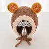 Winter Fruit Ear Hat Fleece Ear Protection Hat Lovely Baby Beanie Cap  Kids