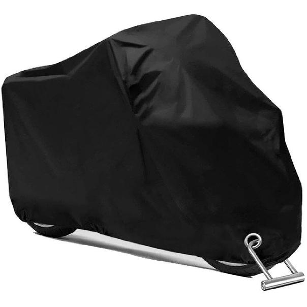 Motorcycle Scooter Cover Waterproof Outdoor - Tear-Proof Large 250Cc 150Cc 50Cc Scooter Shelter For Harleys, All Weather Heavy-Duty Motorbike
