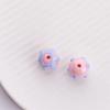 SW18 16mm Cute Creativity Cake Beads Illusion Flower Colored Round Bead Handmade Beaded Mobile Phone Chain Material Bracelet