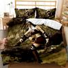 Woman Warrior Bedding Set,Girl Armor Arrow Exotic Style War Theme Kids Teens Adults Comforter Cover King Polyester Duvet Cover