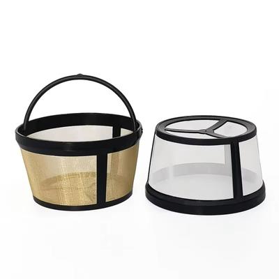 Panier Filtre à Café en Acier Inoxydable/Maille Nylon Réutilisable Filtre à Café Portable Filtre à Thé Espresso Écran Accessoires Café