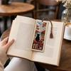 Handcrafted Embroidery Page Marker Seasonal Cat Book Page Marker  for Book Lovers