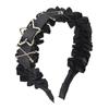 Pleated Headband Y2k Buckle Headband For Women Gothic Headband Black Lolita Headband Punk Headband Goths Headpiece
