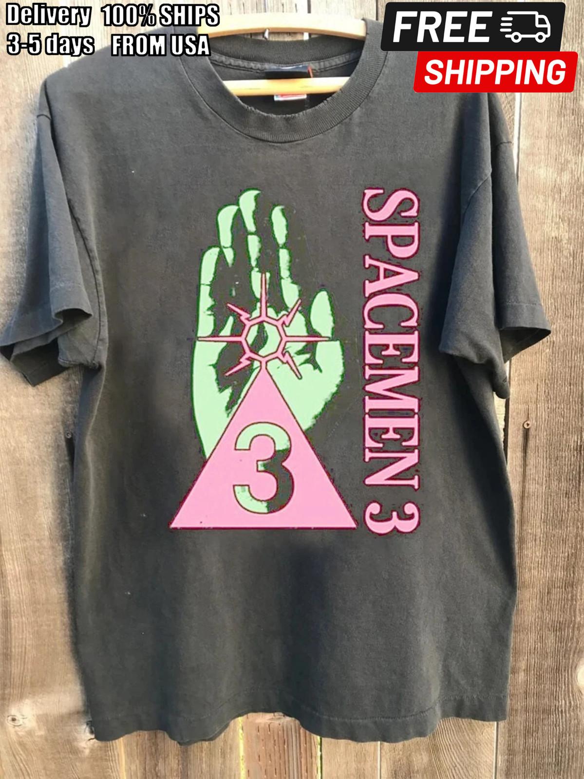 Remake Spacemen 3 Forged Prescriptions 2003 Charcoal T shirt vtg NH15515 XXXXL