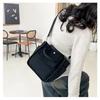 Multi Pocket Tote Canvas Bag Handheld Crossbody Bag Minimalist Design Versatile Handheld Convenient Meal Box Bag