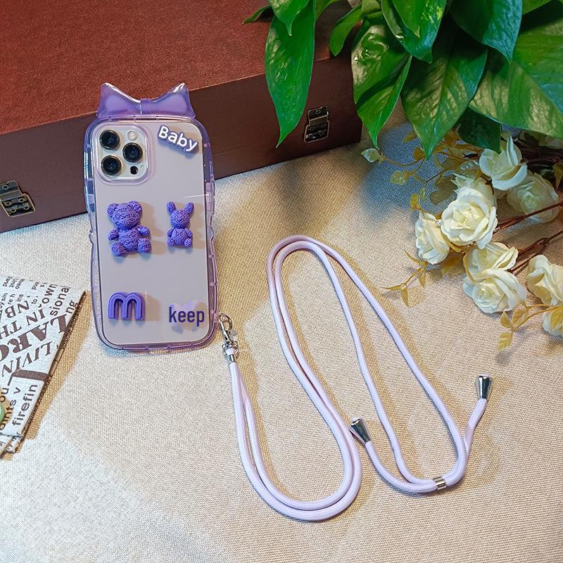 Adjustable and Durable Anti-Lost Mobile Phone Lanyard - Crossbody, Neck Hanging, and Retractable Wrist Rope