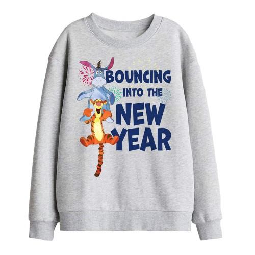 Winnie the Pooh Childrens/Kids Bouncing Into The New Year Sweatshirt