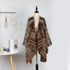 Double-Sided High-End Retro Exotic Ethnic Style Shawl With Women'S Scarf Women'S Simple Warm Cape