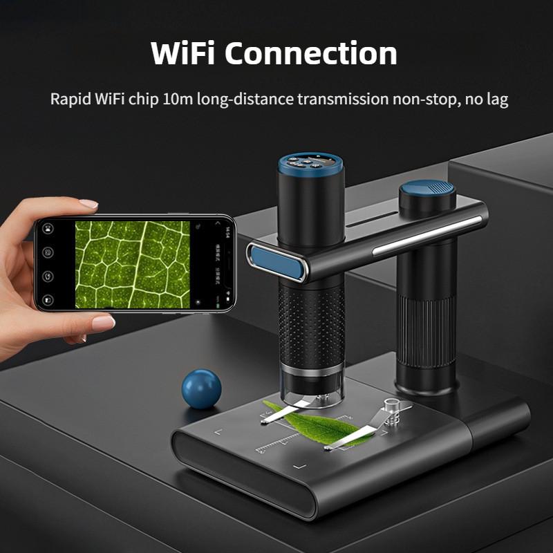 WiFi Portable Digital Microscope Industrial Beauty Electronic Digital Magnifying Microscope Scalp Detector