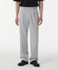 MUSINSA STANDARD Wide Hidden Banding Slacks [Light Gray]