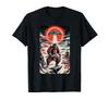 Samurai Gorilla UFO Alien Beam Warrior Vs. T-shirt